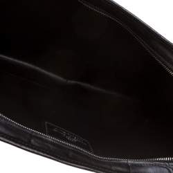 Pre Owned Mulberry Black Crocodile Embossed Clutch