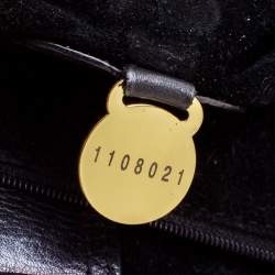 Pre Owned Mulberry Black Leather Large Margaret Shoulder Bag