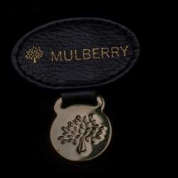 Pre Owned Mulberry Black Leather Large Margaret Shoulder Bag