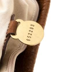 Pre Owned Mulberry Tan Pebbled Leather Mitzy Hobo