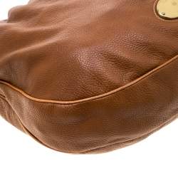 Pre Owned Mulberry Tan Pebbled Leather Mitzy Hobo