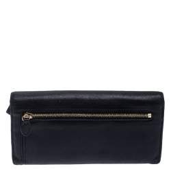 Mulberry Black Leather Bow Continental Wallet