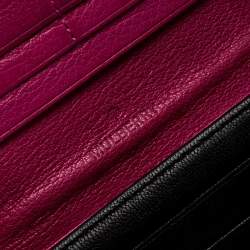 Mulberry Black Leather Bow Continental Wallet