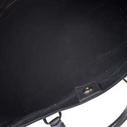 Pre Owned Mulberry Black Leather Large Willow Tote