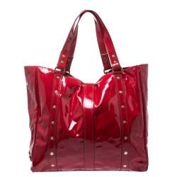 Mulberry Red Patent Leather Roxanne Tote
