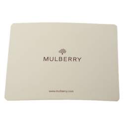 Mulberry Cream Python Embossed Leather Oversized Alexa Satchel