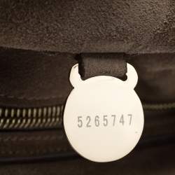 Pre Owned Mulberry Olive Green Python Embossed Leather Bayswater Satchel