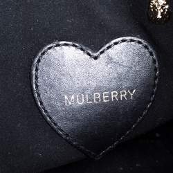 Pre Owned Mulberry Black Quilted Leather Cara Delevingne Convertible Bag