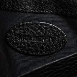 Pre Owned Mulberry Black Leather Bayswater Wallet on Chain