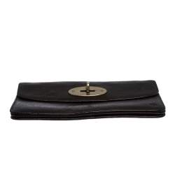 Mulberry Dark Brown Leather Continental Wallet
