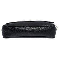 Mulberry Black Leather Studded Handle Shoulder Bag