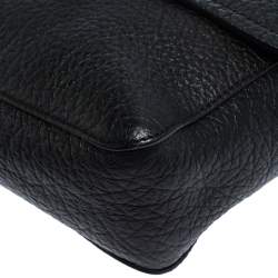 Mulberry Black Leather Studded Handle Shoulder Bag