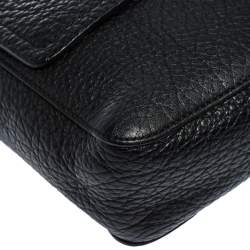 Mulberry Black Leather Studded Handle Shoulder Bag