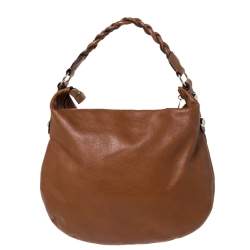 Pre Owned Mulberry Tan Leather Daria Hobo