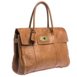 Pre Owned Mulberry Brown Leather Bayswater Satchel