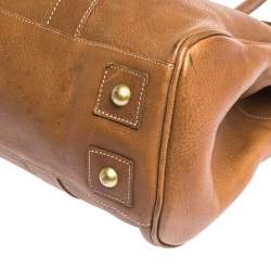 Pre Owned Mulberry Brown Leather Bayswater Satchel