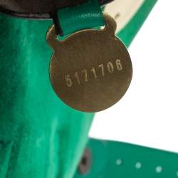 Mulberry Green Leather Alexa Satchel