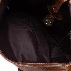 Pre Owned Mulberry Tan Leather Daria Crossbody Bag