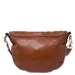 Pre Owned Mulberry Tan Leather Daria Crossbody Bag