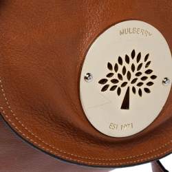 Pre Owned Mulberry Tan Leather Daria Crossbody Bag