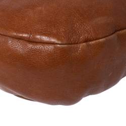 Pre Owned Mulberry Tan Leather Daria Crossbody Bag