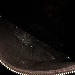 Pre Owned Mulberry Dark Brown Croc Embossed Leather Bayswater Satchel