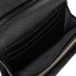Mulberry Black Leather Compact Wallet