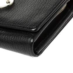 Mulberry Black Leather Compact Wallet