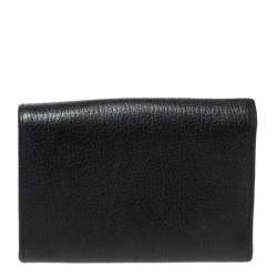 Mulberry Black Leather Compact Wallet
