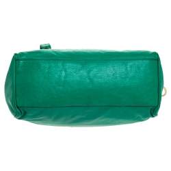 Pre Owned Mulberry Green Leather Oversized Alexa Satchel