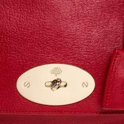 Pre Owned Mulberry Red Leather Lily Shoulder Bag