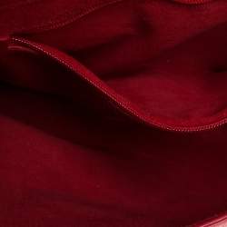 Pre Owned Mulberry Red Leather Lily Shoulder Bag