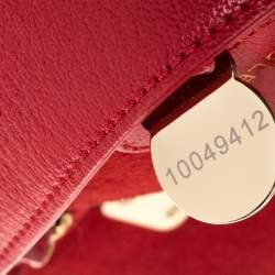 Pre Owned Mulberry Red Leather Lily Shoulder Bag