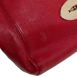 Pre Owned Mulberry Red Leather Lily Shoulder Bag