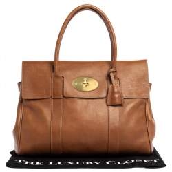 Pre Owned Mulberry Tan Leather Bayswater Satchel