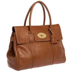 Pre Owned Mulberry Tan Leather Bayswater Satchel