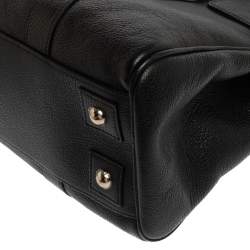 Pre Owned Mulberry Black Leather Bayswater Satchel