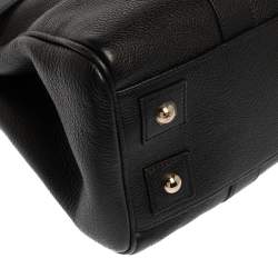 Pre Owned Mulberry Black Leather Bayswater Satchel