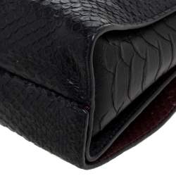 Pre Owned Mulberry Black/Burgundy Delphie Duo Shoulder Bag