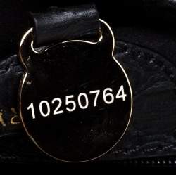 Pre Owned Mulberry Black/Burgundy Delphie Duo Shoulder Bag