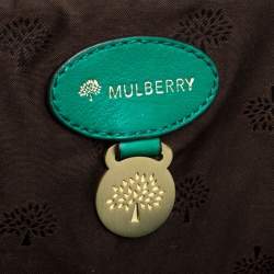 Pre Owned Mulberry Green Leather Oversized Alexa Satchel
