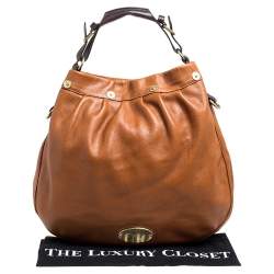 Pre Owned Mulberry Brown Pebbled Leather Mitzy Hobo