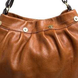 Pre Owned Mulberry Brown Pebbled Leather Mitzy Hobo