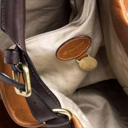 Pre Owned Mulberry Brown Pebbled Leather Mitzy Hobo