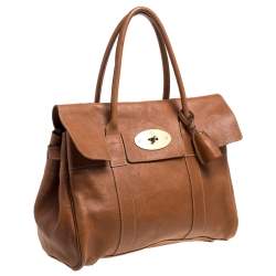 Pre Owned Mulberry Brown Leather Bayswater Satchel