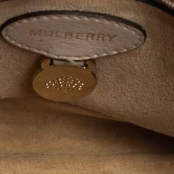 Pre Owned Mulberry Beige Leather Small Lily Shoulder Bag