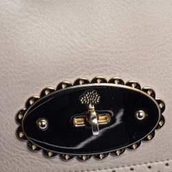 Pre Owned Mulberry Beige Leather Small Lily Shoulder Bag