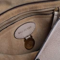 Pre Owned Mulberry Beige Leather Small Lily Shoulder Bag