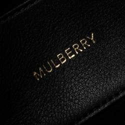 Pre Owned Mulberry Navy Blue Suede Mini Lily Crossbody Bag