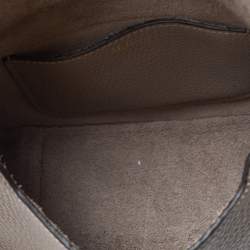 Pre Owned Mulberry Grey Soft Leather Mini Keeley Shoulder Bag